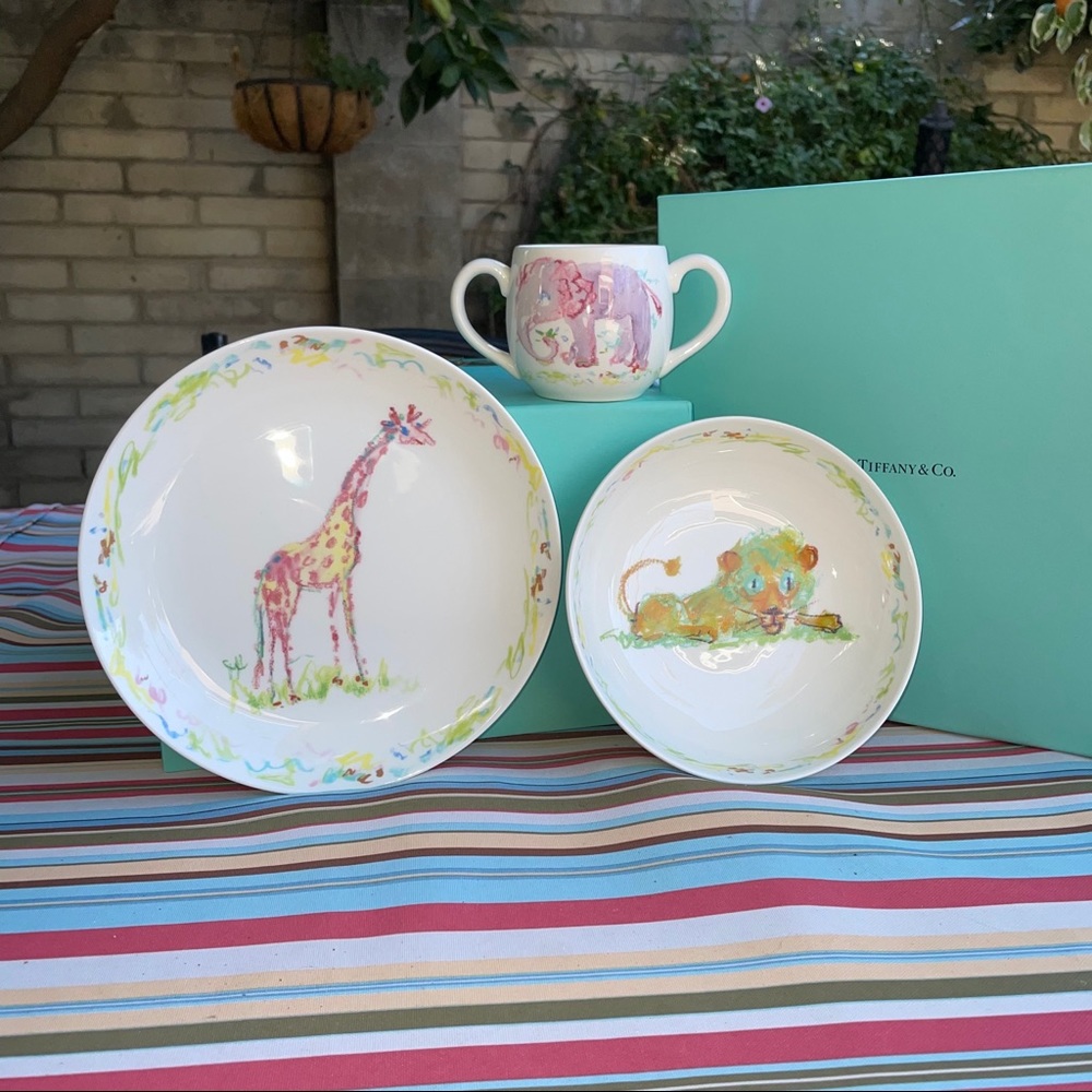 SOLD/ 🎉HOST PICK🎉 Tiffany Baby “Jungle China Set - Picture 2 of 10